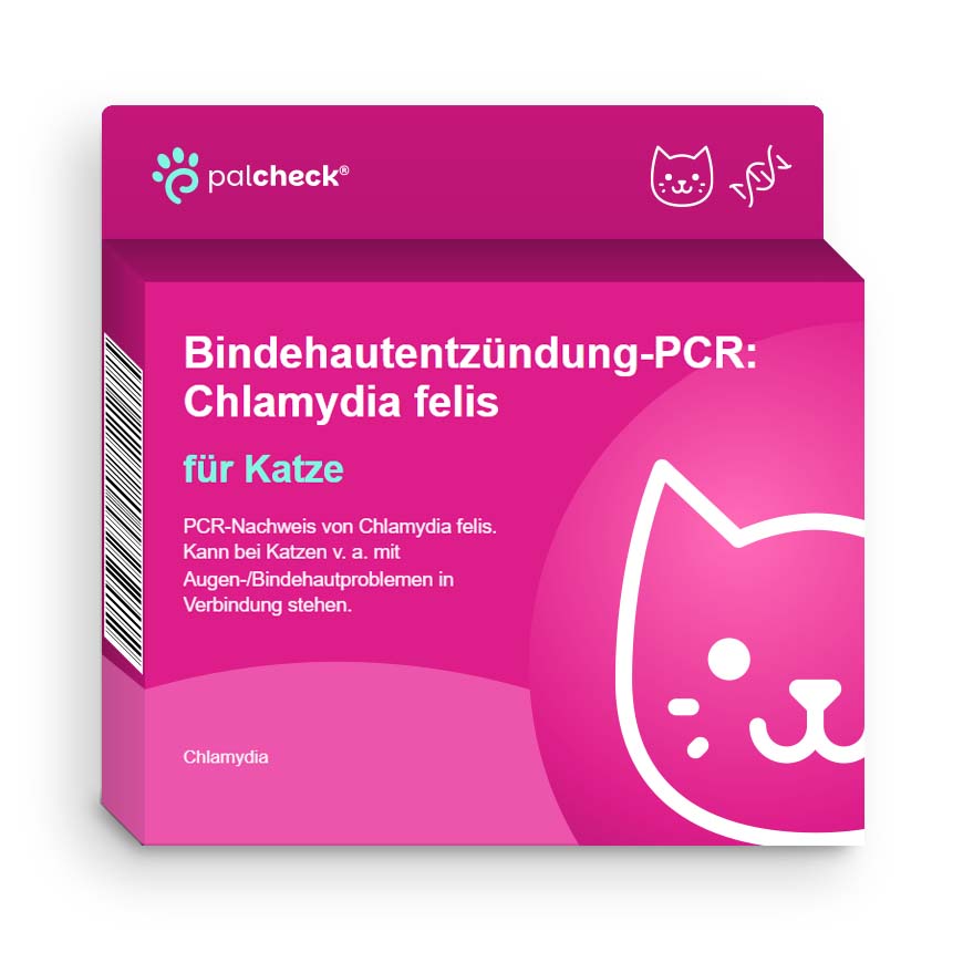 Automatisch generierte Produktverpackung im WooCommerce-Webshop: Bindehautentzündung-PCR für Katze